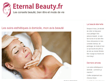 Tablet Screenshot of eternalbeauty.fr