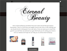 Tablet Screenshot of eternalbeauty.co.za