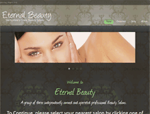 Tablet Screenshot of eternalbeauty.co.uk